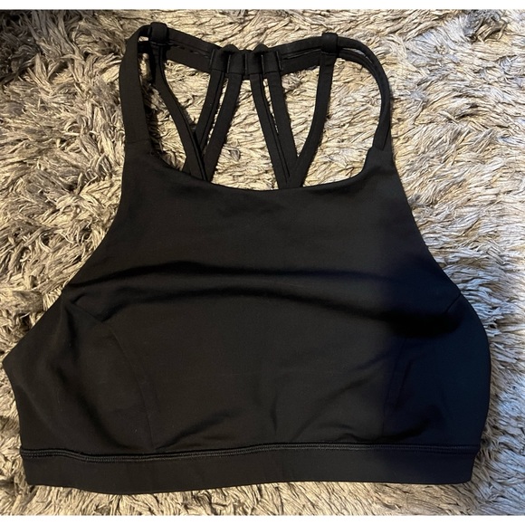 lululemon Slide With Me Bra in Black, Size 4 - Picture 3 of 6